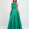 Formal Gowns Madison James - 19-186 Halter Mikado Pleated A-line Dress