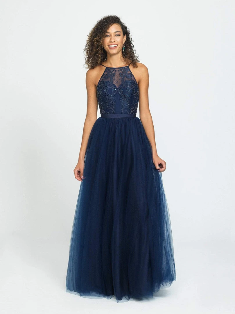 Madison James - 19-188 Embellished Lace Illusion Tulle Gown 4 Madison James - 19-188 Embellished Lace Illusion Tulle Gown
