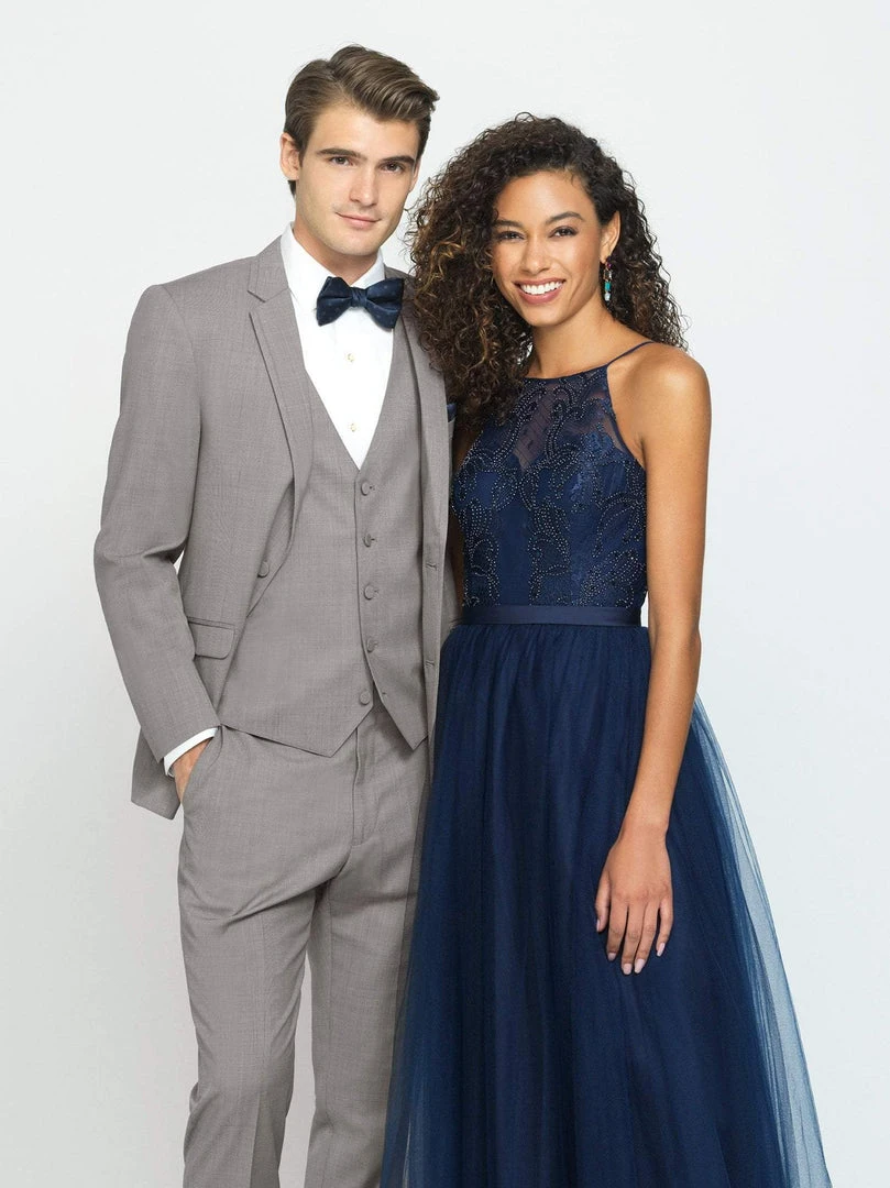 Madison James - 19-188 Embellished Lace Illusion Tulle Gown 6 Madison James - 19-188 Embellished Lace Illusion Tulle Gown