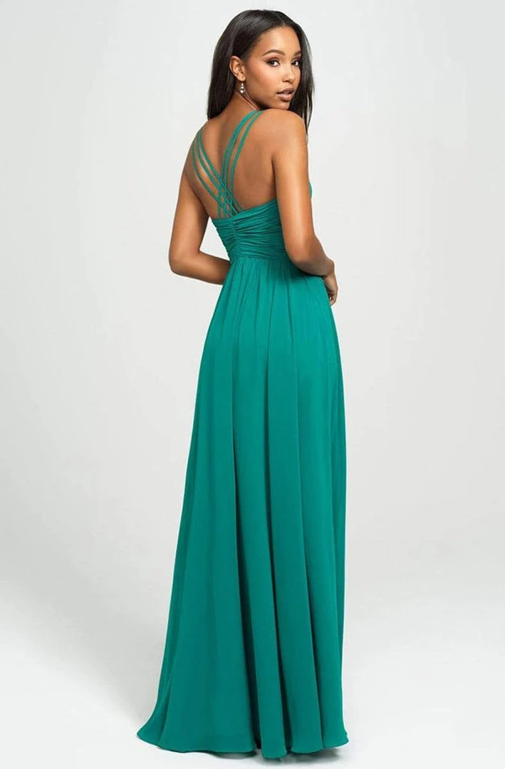 Madison James - 19-193 Plunging Neck Empire Waist Chiffon A-Line Gown 7 Madison James - 19-193 Plunging Neck Empire Waist Chiffon A-Line Gown