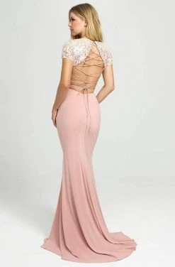 Madison James - 19-207 Two Piece Sequined Jersey Trumpet Dress Formal Gowns 7 Madison James - 19-207 Two Piece Sequined Jersey Trumpet Dress Formal Gowns