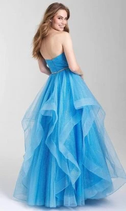 Formal Gowns Madison James - 20-300 Ruched Strapless Ruffled Ballgown