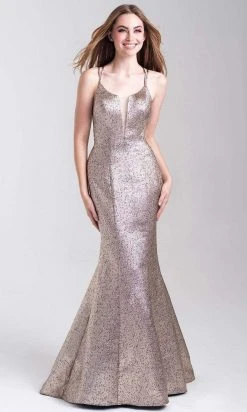 Madison James - 20-306 Strappy Scoop Mermaid Dress