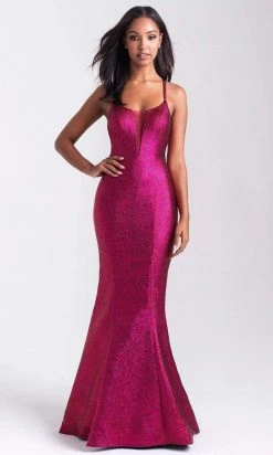 Madison James - 20-306 Strappy Scoop Mermaid Dress