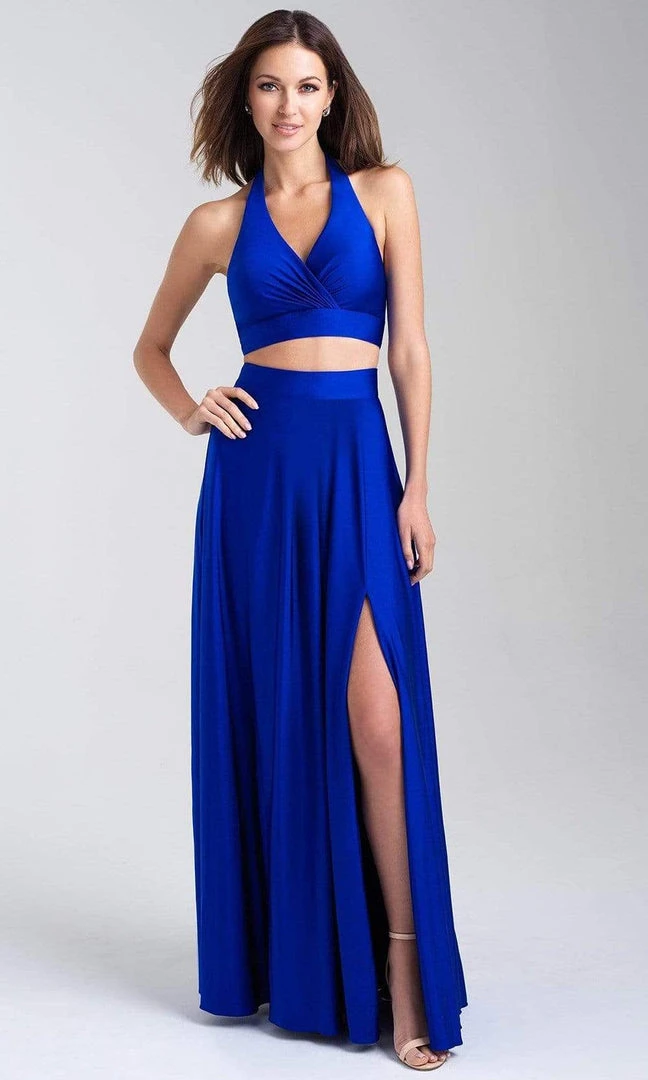 Formal Gowns Madison James - 20-318 Two Piece Halter Jersey A-line Dress 7 Formal Gowns Madison James - 20-318 Two Piece Halter Jersey A-line Dress