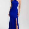 Formal Gowns Madison James - 20-324 Halter Evening Dress With Slit