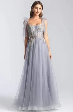 Formal Gowns Madison James - 20-343 Embroidered Sweetheart Tulle A-line Gown