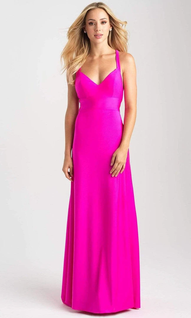 Formal Gowns Madison James - 20-347 Plunging V-neck Sheath Dress 7 Formal Gowns Madison James - 20-347 Plunging V-neck Sheath Dress