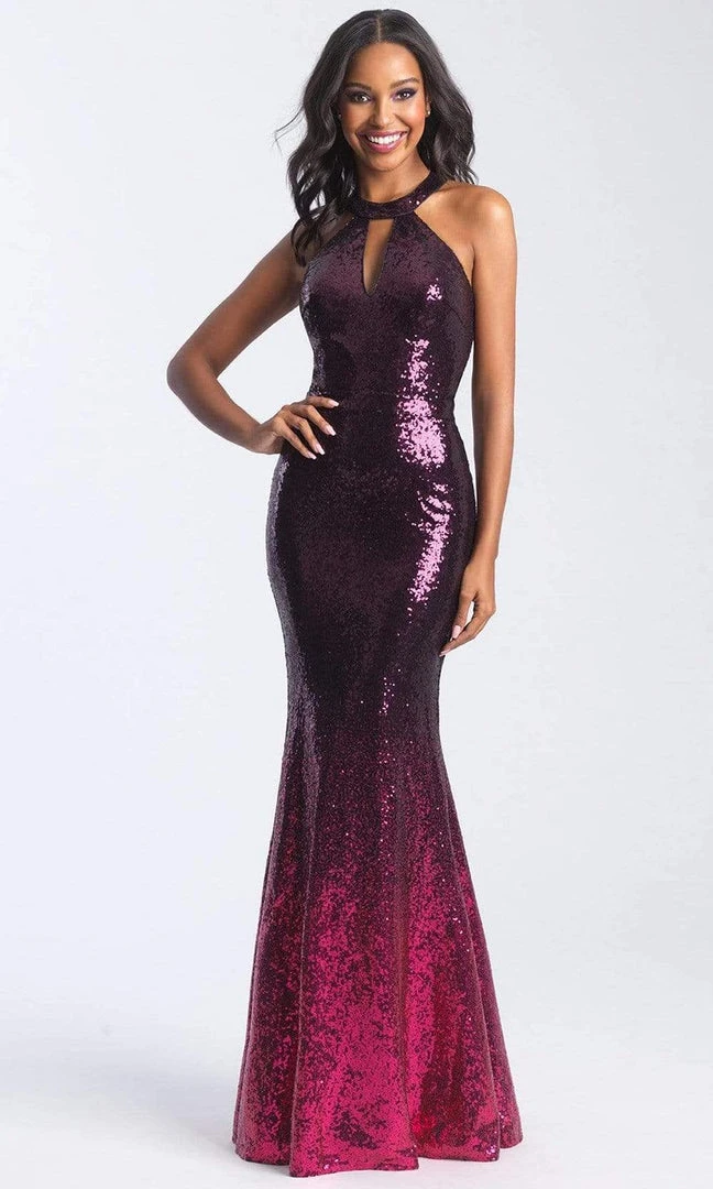 Madison James - 20-362 Keyhole Sequin Sheath Dress Formal Gowns 4 Madison James - 20-362 Keyhole Sequin Sheath Dress Formal Gowns