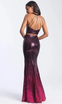 Madison James - 20-362 Keyhole Sequin Sheath Dress Formal Gowns 8 Madison James - 20-362 Keyhole Sequin Sheath Dress Formal Gowns