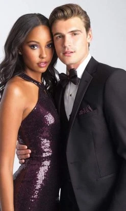 Madison James - 20-362 Keyhole Sequin Sheath Dress Formal Gowns 9 Madison James - 20-362 Keyhole Sequin Sheath Dress Formal Gowns