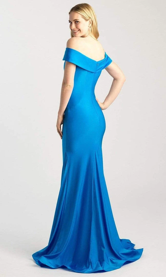 Madison James - 20-397 Off-Shoulder Jersey Trumpet Dress Formal Gowns 5 Madison James - 20-397 Off-Shoulder Jersey Trumpet Dress Formal Gowns