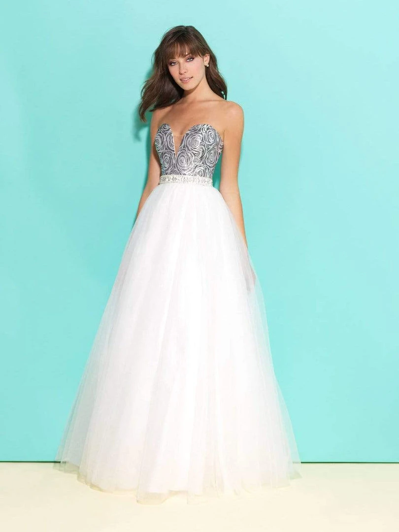 Formal Gowns Madison James - V-Neckline Tulle Ballgown 17-245 3 Formal Gowns Madison James - V-Neckline Tulle Ballgown 17-245