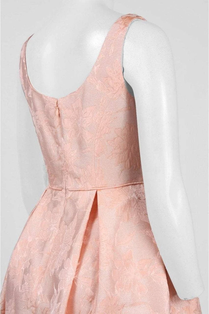 Cocktail Dresses Maggy London - G2492M Metallic Jacquard A-Line Dress 5 Cocktail Dresses Maggy London - G2492M Metallic Jacquard A-Line Dress