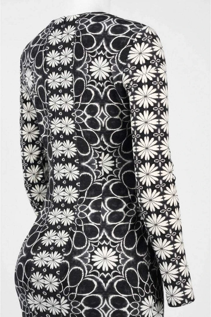 Cocktail Dresses Maggy London - G2568M Long Sleeve Multi Print Sheath Dress 6 Cocktail Dresses Maggy London - G2568M Long Sleeve Multi Print Sheath Dress
