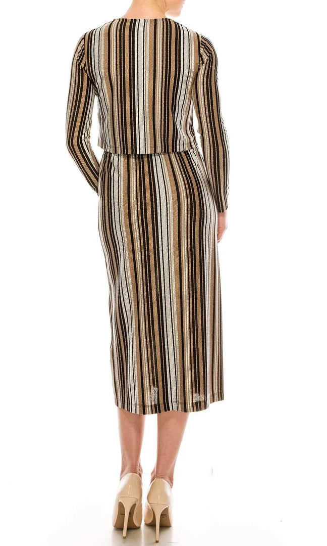 Plus Size Dresses Maggy London - G4885M Jewel Knee-Length Dress 4 Plus Size Dresses Maggy London - G4885M Jewel Knee-Length Dress