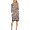 Maggy London - T2715MNR Maze Print Sheath Dress Cocktail Dresses 2 Maggy London - T2715MNR Maze Print Sheath Dress Cocktail Dresses
