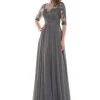 Formal Gowns Marsoni By Colors - Embellished Scoop Evening Dress M157 - 1 Pc Charcoal Grey In Size 18 Available 2 Formal Gowns Marsoni By Colors - Embellished Scoop Evening Dress M157 - 1 Pc Charcoal Grey In Size 18 Available