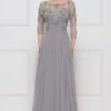 Formal Gowns Marsoni By Colors - M189 Chiffon Scoop Neck A-Line Dress 2 Formal Gowns Marsoni By Colors - M189 Chiffon Scoop Neck A-Line Dress