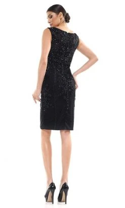 Marsoni By Colors - MV1060 Embellished V-neck Sheath Dress Cocktail Dresses