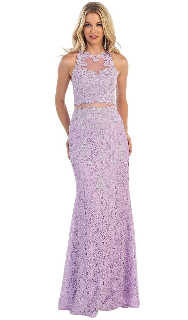 Formal Gowns May Queen - Bead Embellished Sheer Evening Gown 13 Formal Gowns May Queen - Bead Embellished Sheer Evening Gown