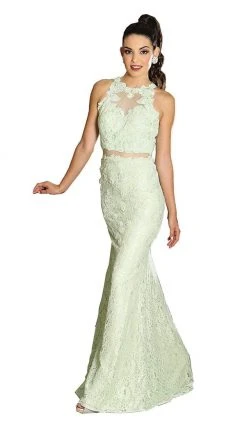 Formal Gowns May Queen - Bead Embellished Sheer Evening Gown 21 Formal Gowns May Queen - Bead Embellished Sheer Evening Gown