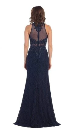 Formal Gowns May Queen - Bead Embellished Sheer Evening Gown 18 Formal Gowns May Queen - Bead Embellished Sheer Evening Gown