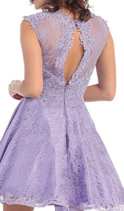 May Queen - Beaded Floral A Line Cocktail Dress 11 May Queen - Beaded Floral A Line Cocktail Dress