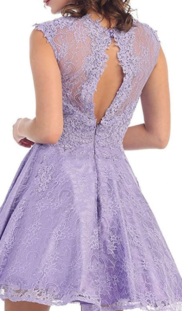 May Queen - Beaded Floral A Line Cocktail Dress 5 May Queen - Beaded Floral A Line Cocktail Dress