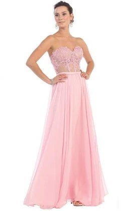 May Queen - Beaded Floral Chiffon Prom Dress 15 May Queen - Beaded Floral Chiffon Prom Dress