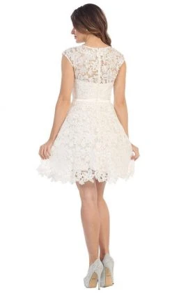 May Queen - Beaded Floral Cocktail Dress