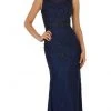 May Queen - Beaded Illusion Bateau Sheath Evening Gown RQ7524 Formal Gowns