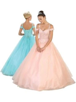 May Queen - Beaded Lace Sweetheart Quinceanera Ballgown Formal Gowns 17 May Queen - Beaded Lace Sweetheart Quinceanera Ballgown Formal Gowns