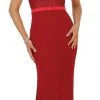 May Queen Bridal - RQ7525 Embellished Off-Shoulder Sheath Dress