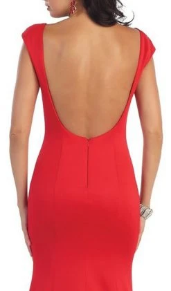 Formal Gowns May Queen - Cap Sleeve Bateau Neck Taffeta Formal Dress 12 Formal Gowns May Queen - Cap Sleeve Bateau Neck Taffeta Formal Dress