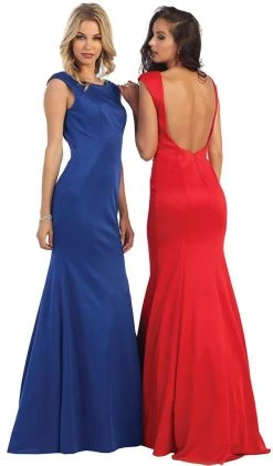 Formal Gowns May Queen - Cap Sleeve Bateau Neck Taffeta Formal Dress 15 Formal Gowns May Queen - Cap Sleeve Bateau Neck Taffeta Formal Dress