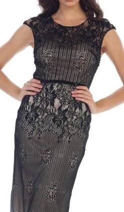 May Queen - Cap Sleeve Sequined Lace Cocktail Dress Cocktail Dresses