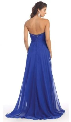 May Queen - Divine Long Strapless Sequined Prom Dress 25 May Queen - Divine Long Strapless Sequined Prom Dress