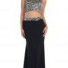 May Queen - Embellished Crop Top Two-Piece Jersey Prom Dress Formal Gowns 1 May Queen - Embellished Crop Top Two-Piece Jersey Prom Dress Formal Gowns