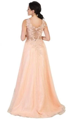 May Queen - Embellished Scoop A-line Evening Dress Formal Gowns 10 May Queen - Embellished Scoop A-line Evening Dress Formal Gowns