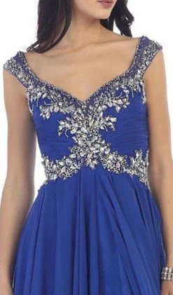 Formal Gowns May Queen - Embellished V-neck A-line Prom Dress 11 Formal Gowns May Queen - Embellished V-neck A-line Prom Dress