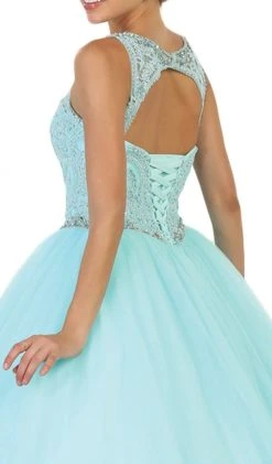 Formal Gowns May Queen - Embellished V-neck Evening Gown 10 Formal Gowns May Queen - Embellished V-neck Evening Gown