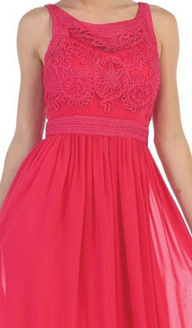 May Queen - Embroidered Jewel A-line Evening Dress Formal Gowns 6 May Queen - Embroidered Jewel A-line Evening Dress Formal Gowns