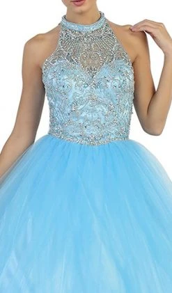 May Queen - Exquisite High Illusion Organza Formal Ballgown