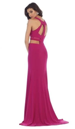 Formal Gowns May Queen - Illusion Paneled Cutout Sheath Long Prom Gown 11 Formal Gowns May Queen - Illusion Paneled Cutout Sheath Long Prom Gown