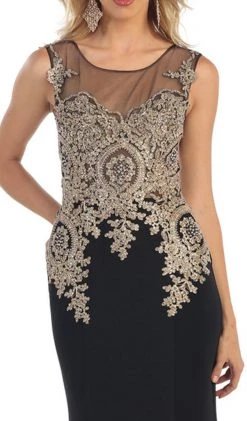 May Queen - Illusion Scoop Lace Prom Gown