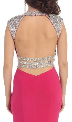 May Queen - Jewel Embellished Sheath Evening Dress Formal Gowns 9 May Queen - Jewel Embellished Sheath Evening Dress Formal Gowns