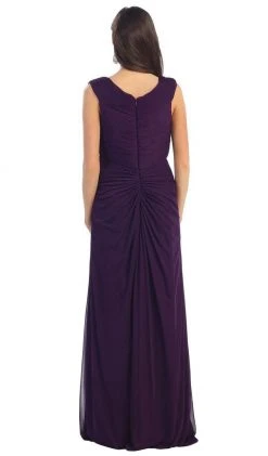 May Queen - Jeweled Ruched Sweetheart High Slit Prom Dress 12 May Queen - Jeweled Ruched Sweetheart High Slit Prom Dress