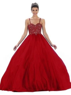 May Queen - Jeweled Sweetheart Glittering Prom Ball Gown 15 May Queen - Jeweled Sweetheart Glittering Prom Ball Gown