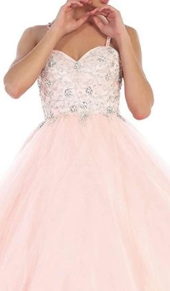 May Queen - Jeweled Sweetheart Glittering Prom Ball Gown 14 May Queen - Jeweled Sweetheart Glittering Prom Ball Gown